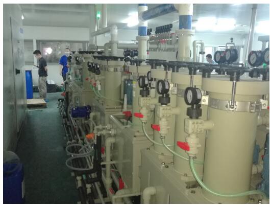 眾陽(yáng)前處理線項(xiàng)目?安裝現(xiàn)場(chǎng)